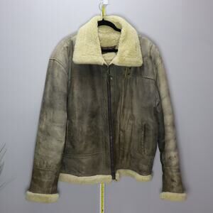 Vintage Afghan Shearling Jacket Snow Leopard Store Kabul AFG